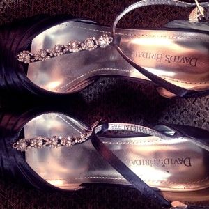 David's Bridal Formal T-Strap Shoe